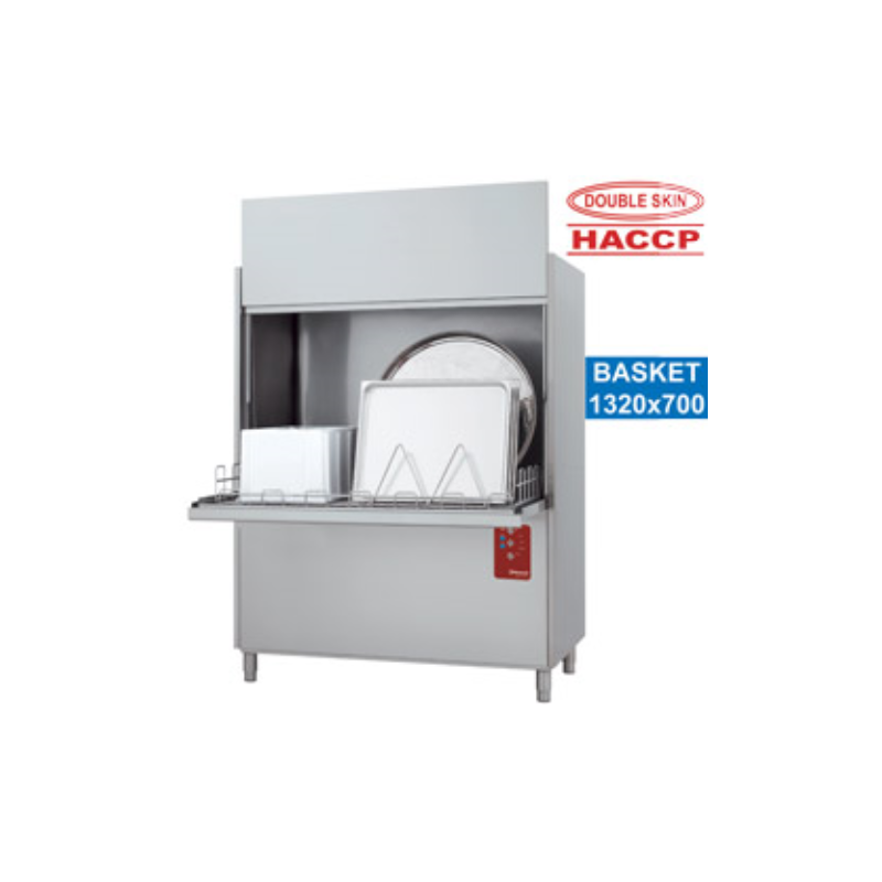 Lave-batteries, panier 1320x700 mm + Break Tank Techno wash