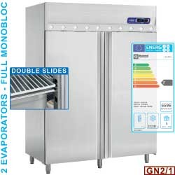 Armoire de congélation ventilée 1400 litres, 2 portes GN 2/1