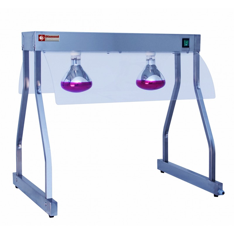 Pont chauffant, lampes infrarouges (2x 250 W)