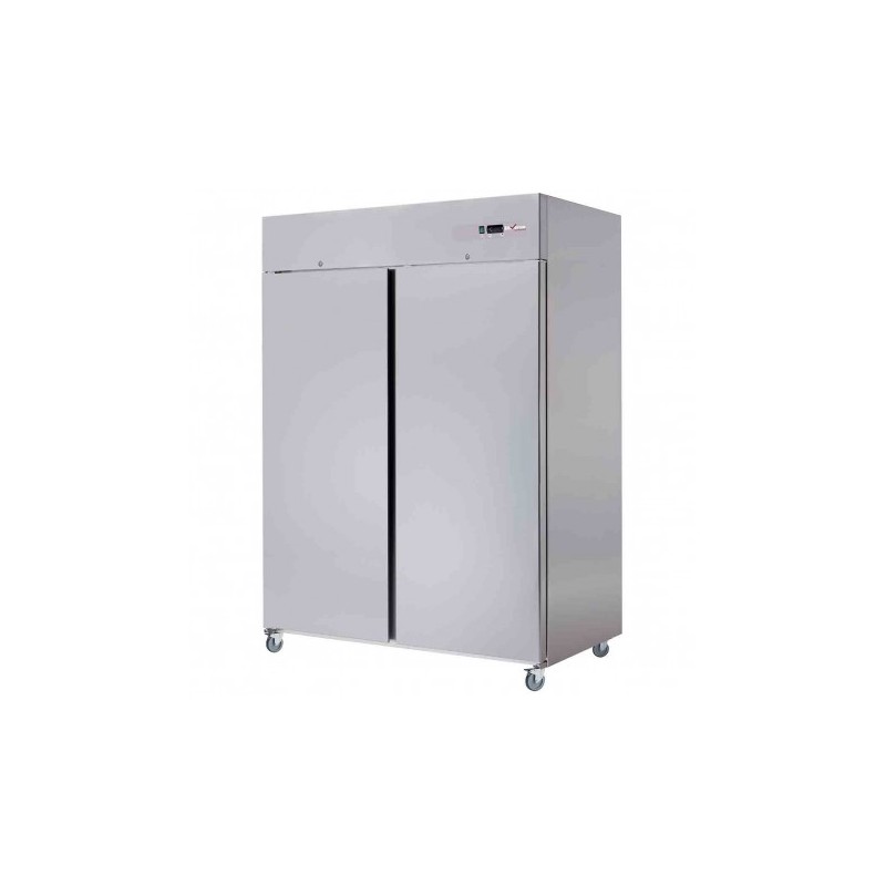 Armoire frigorifique ventilée 1400 Lit. 2 portes GN 2/1, sur roues
