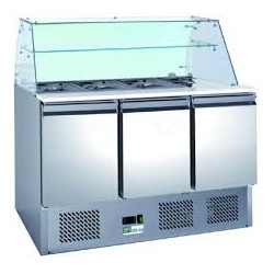 Comptoir saladette 3 portes