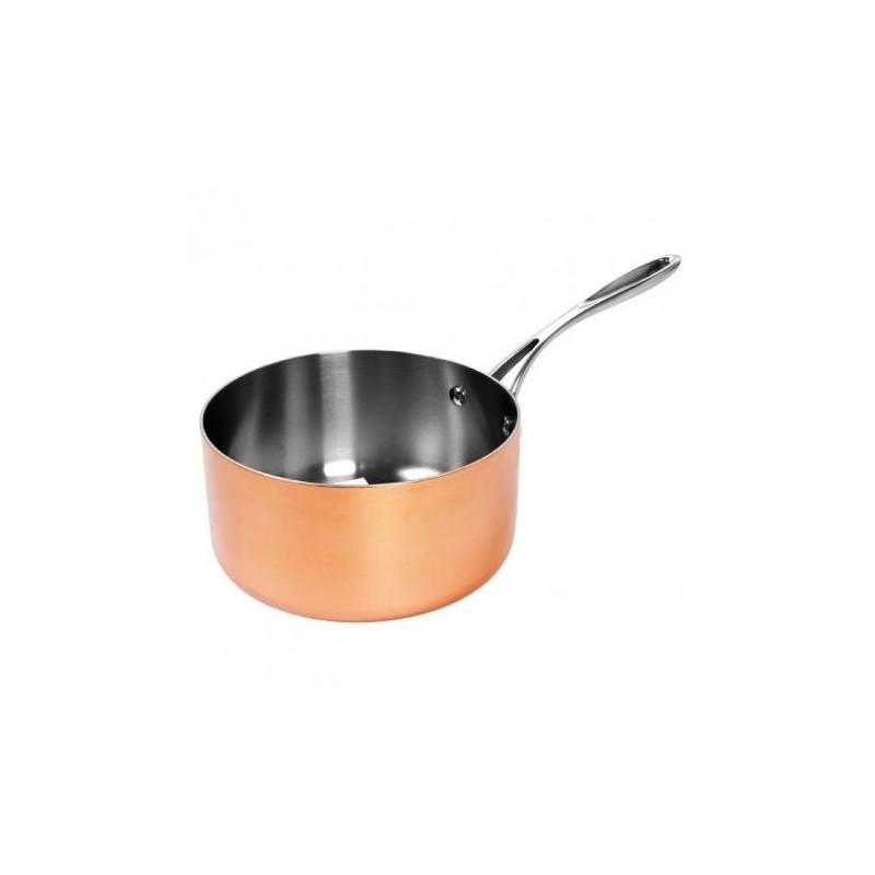 Casserole en cuivre 3 couches Vogue 14 cm