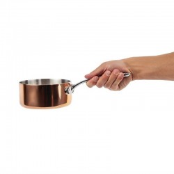 Casserole en cuivre 3 couches Vogue 18 cm