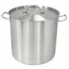 20.5l Marmite inox haute Vogue+couvercle