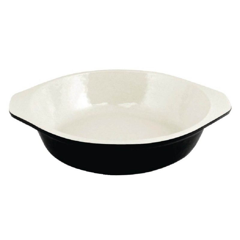 Plat à gratin rond noir Vogue 750ml