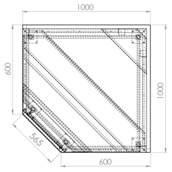 SERIE 600ARMOIRE ANGULAIRE
