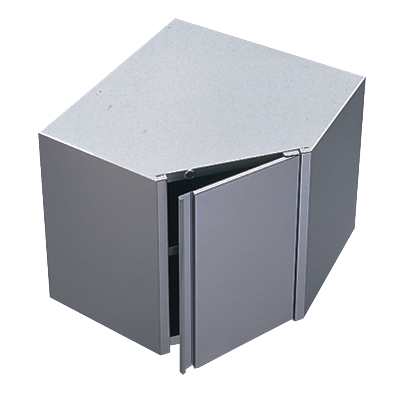 ARMOIRE SUSPENDUE EN COIN PORTE BATTANTE