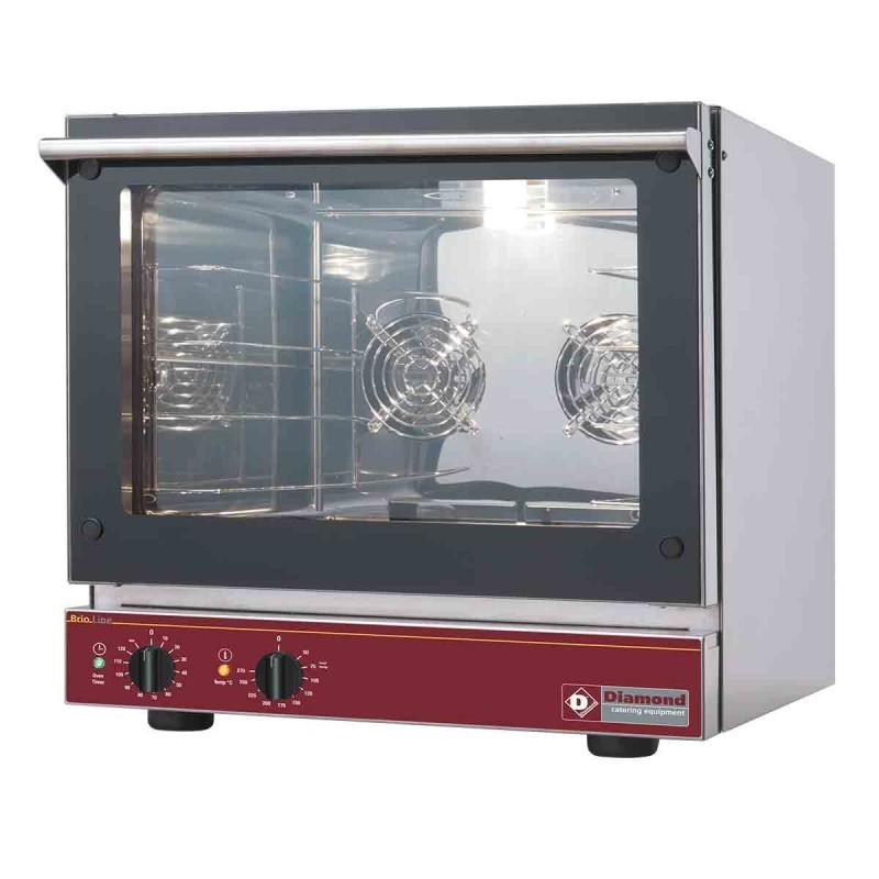 4x 460x340 mm Four électrique à convection + salamandre Brio Line