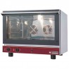 4x 600x400 mm Four électrique à convection + humidificateur manuel Brio Line