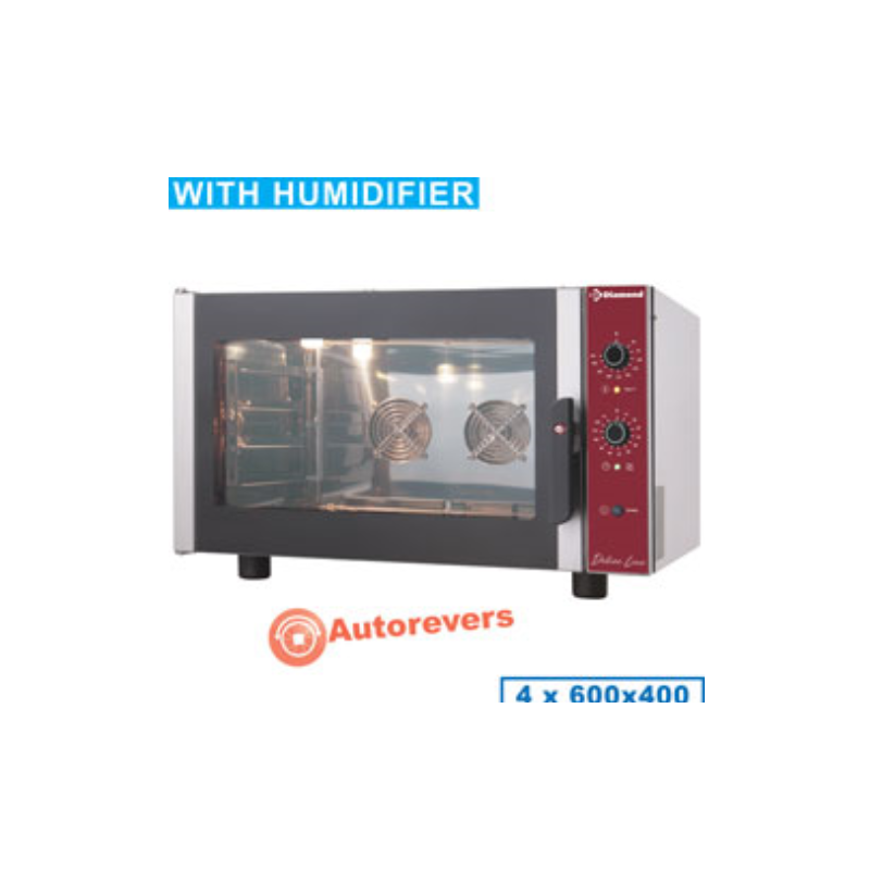 Four électrique à convection 4x 600x400 mm + humidificateur manuel