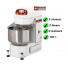 Pétrin à spirale automatique, 2 vitesses, 2 timers, 2 moteurs, 160 Kg
