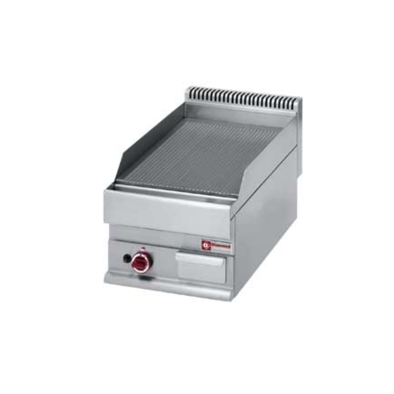 Plaque de cuisson gaz rainurée -diamond