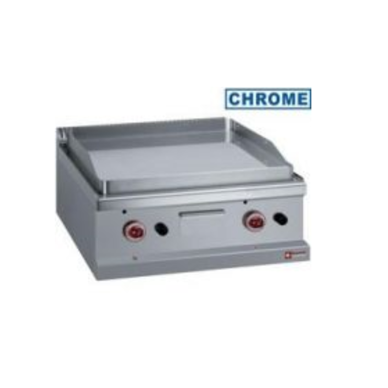 Plaque de cuisson gaz lisse -Top- chrome diamond