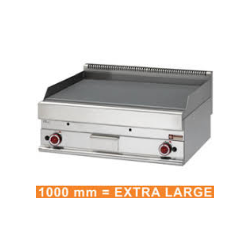 Plaque de cuisson gaz EXTRA-LARGE, surface lisse diamond