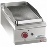 Plaque de cuisson gaz rainurée, module 1/2 -TOP- Optima 700