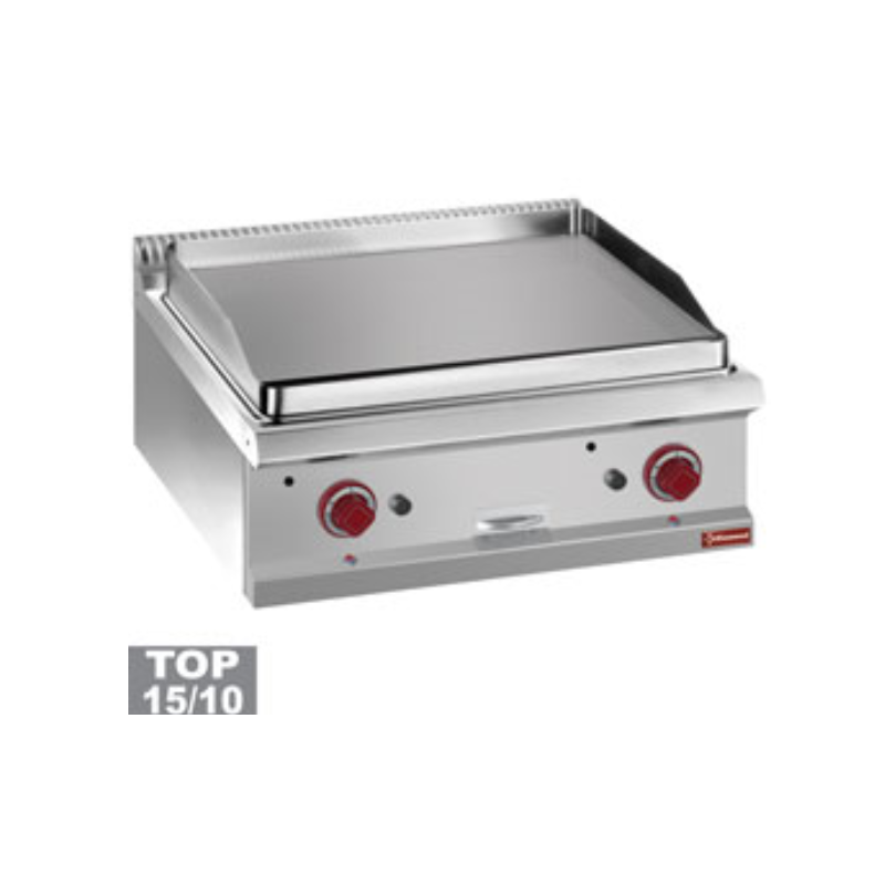 Plaques de cuisson gaz lisse, module 1/1 -TOP- Optima 700