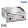 Plaque de cuisson gaz lisse chrome dur, module 1/1 -TOP- Optima 700