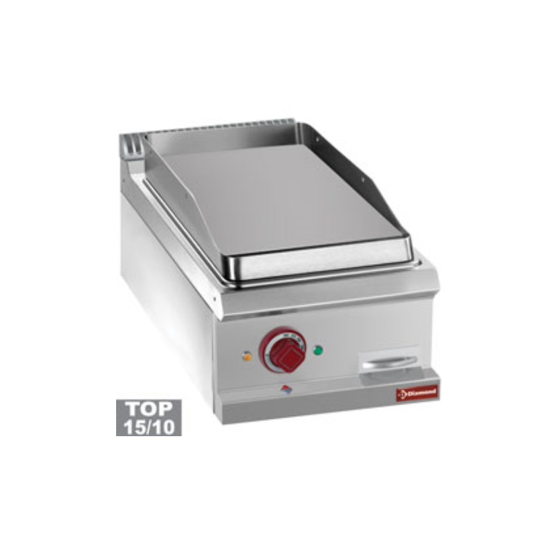 Plaque de cuisson électrique avec plaque lisse, module 1/2 -TOP-