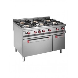 Fourneau 6 feux sur four...