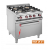 Fourneau 4 feux gaz, four électrique GN 2/1 Master 900
