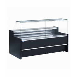 Comptoir réfrigéré  ventilé avec réserve - NOIR