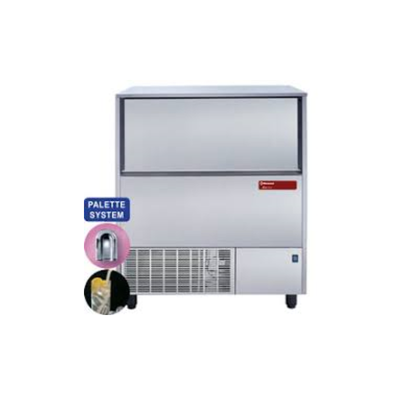 Machine à glaçons creux 122 kg avec réserve 50 kg Bistro Line