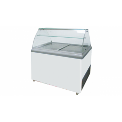 8x5 LTR VITRINE À CREME GLACÉE JAVA