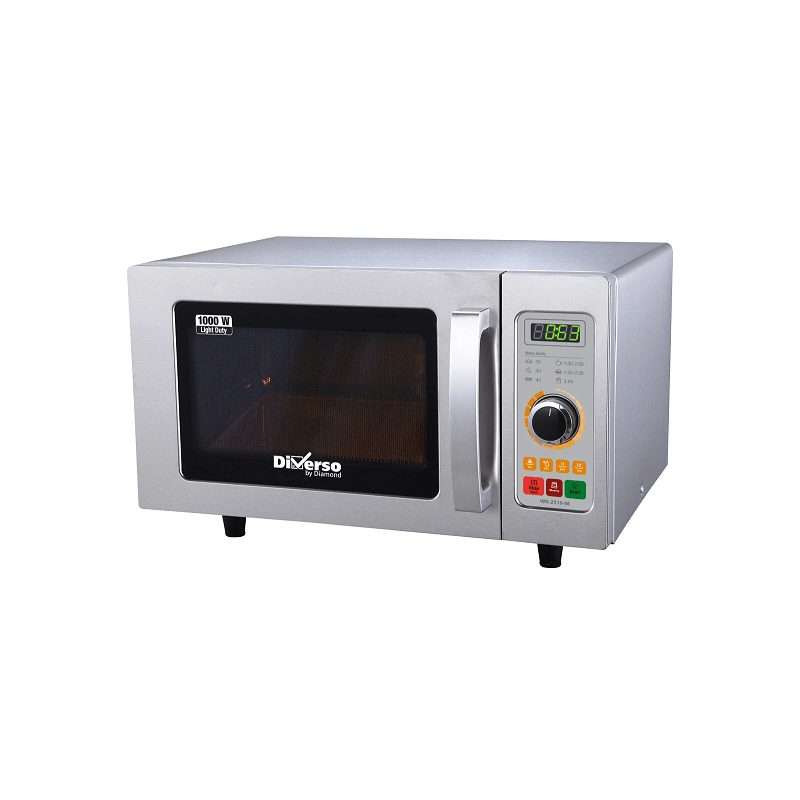 1000 W Four micro-ondes en inox. (25 Lt), digital