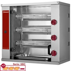 Rôtissoire à poulets gaz, 3...