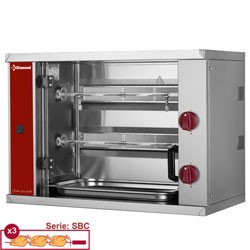 Rôtissoire à poulets gaz, 2...