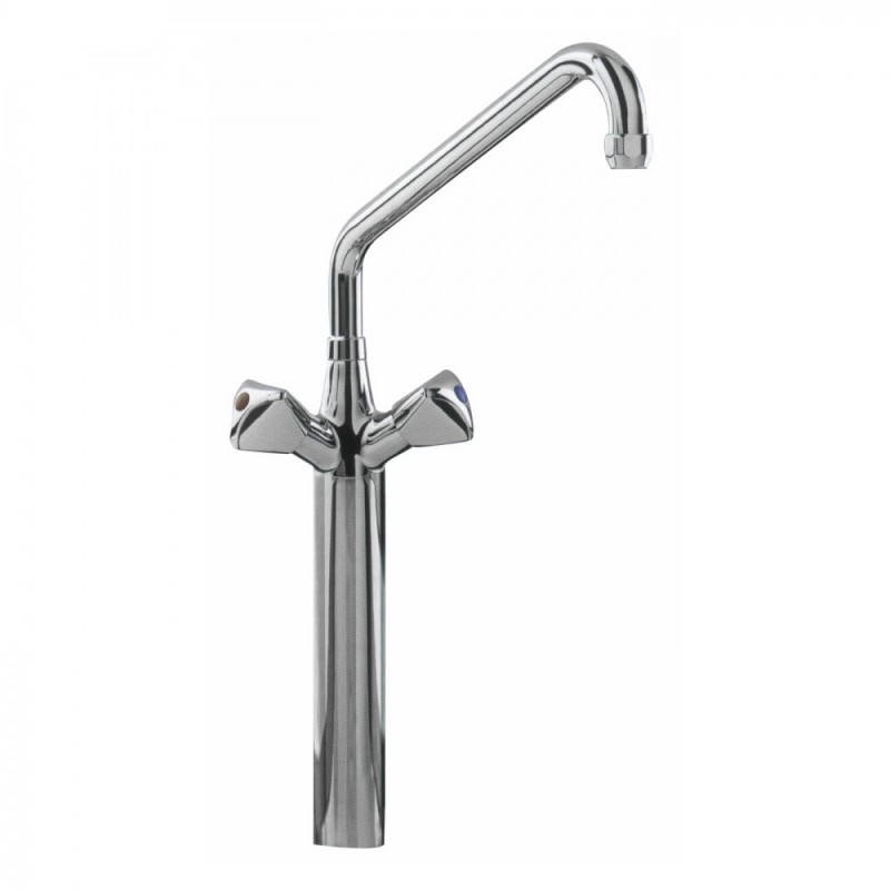 Colonne avec robinet mélangeur, "Gros debit" "Heavy-Duty" (Sortie MONO)