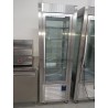 Vitrine panoramique, 5 grilles, ventilée, 360 LT, Inox.