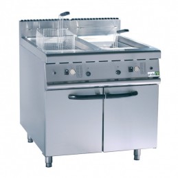 Friteuse gaz sur coffre - 2 x 20 litres - Série 700
