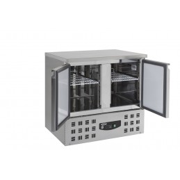 TABLE CONGÉLATEUR 2 PORTEScompact, 2 portes GN 1/1, 240 Lit