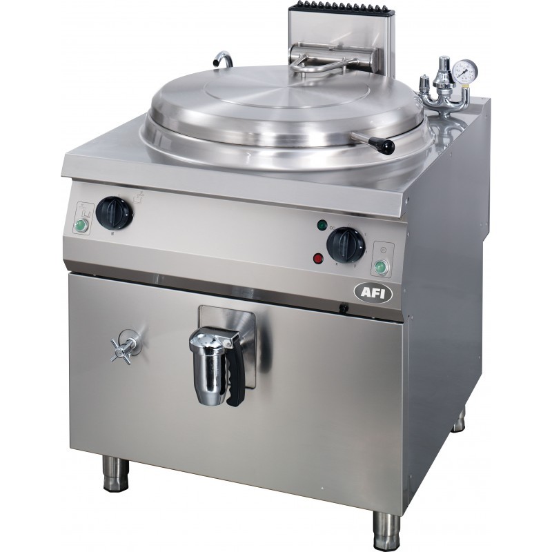 Marmite ronde electrique  60 litres, chauffage indirect