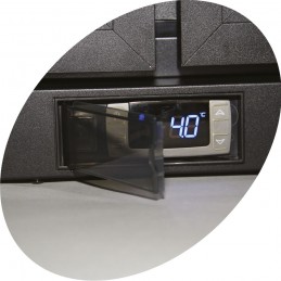 ventilé, 3 portes coulissantes  Refroidisseur de bouteilles ventilé,