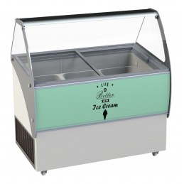 VITRINE À CREME GLACÉE BALI 9X5 LTR
