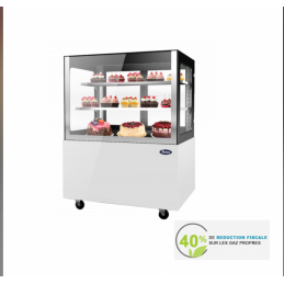 Vitrine réfrigéré patisserie noir ou blanche éclairage led