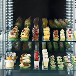 Vitrine "FULL vitrée", 5 niveaux, ventilé