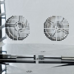 4x 600x400 mm Four électrique à convection + humidificateur manuel Brio Line