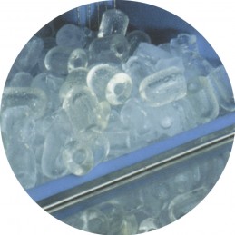 Machine à glaçons creux 22 kg avec réserve 9 kg Bistro Line