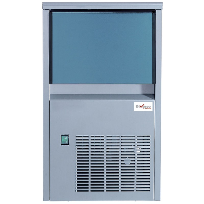 24kg/24h Machine à glaçons pleins (14 gr) ,avec réserve 6 kg