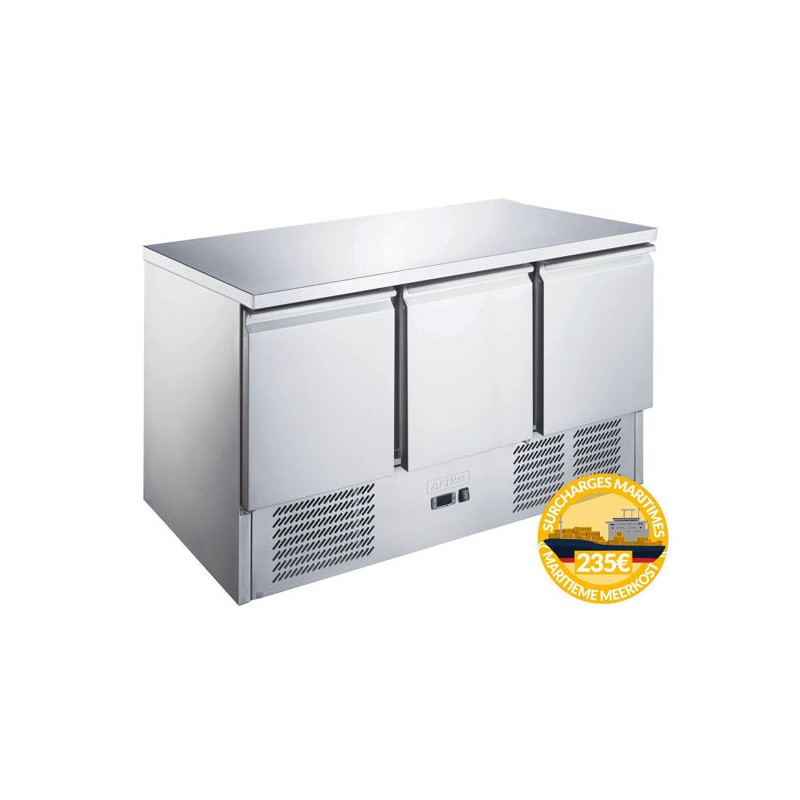 Table frigo compacte 3 portes