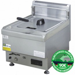 Friteuse à gaz simple 10...