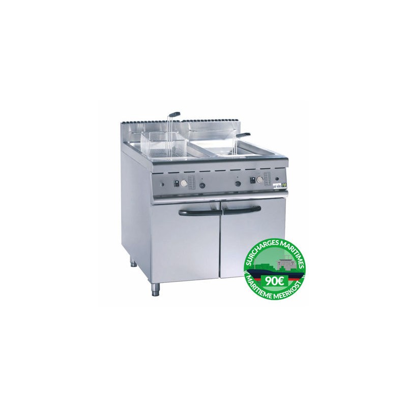 Friteuse gaz sur coffre - 2 x 20 litres - Série 700
