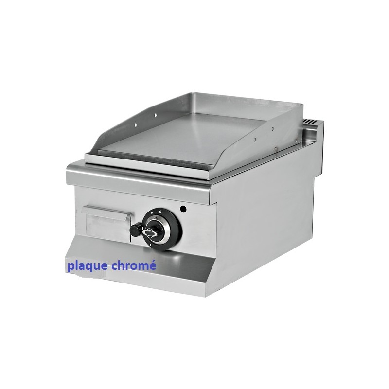 Plaque de cuisson lisse "chrome" hf concept