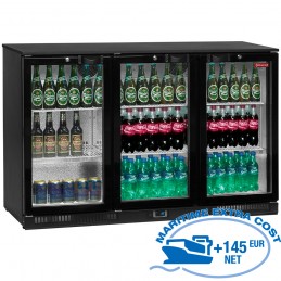 ventilé, 3 portes battantes Refroidisseur de bouteilles ventilé, 3 portes battantes