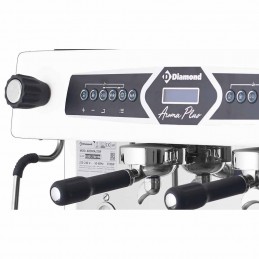 achine à café 2 groupes, automatique (avec display) - BLANC