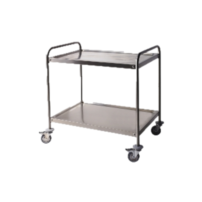 Chariot de service 2 niveaux démontable 80 cm